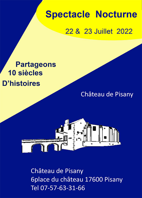 Spectacle nocturne les 22 et 23 juillet 2022